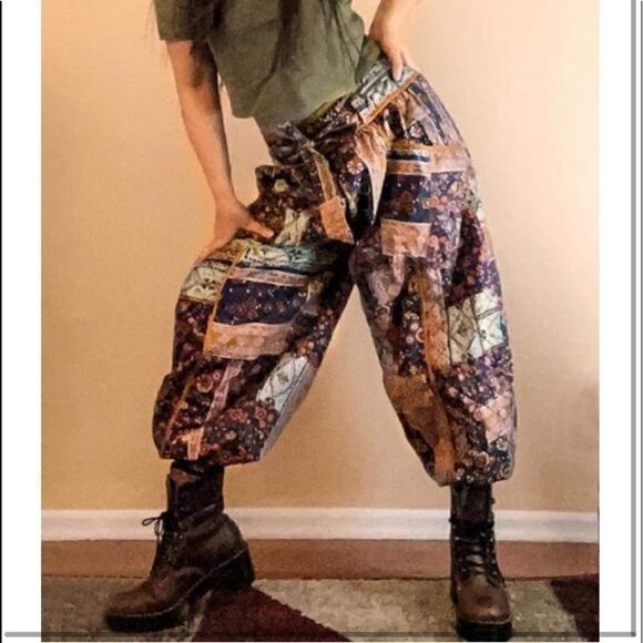 FREE PEOPLE PASTIME HAREM SLOUCHY PANTS XS - Picture 1 of 14